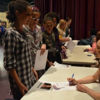 Natascia Diaz Signing Autographs